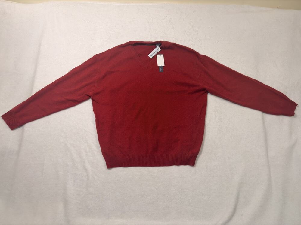Northern Isles Mens XL Wool Cashmere Sweater Crewneck NWT